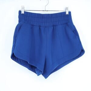 YPB Abercrombie Neonknit Shorts Blue Pull On Lightweight Active Women's S